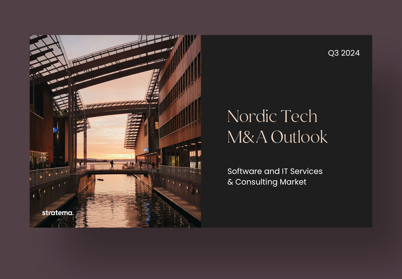 Nordic Tech M&A Outlook Report Q3 2024