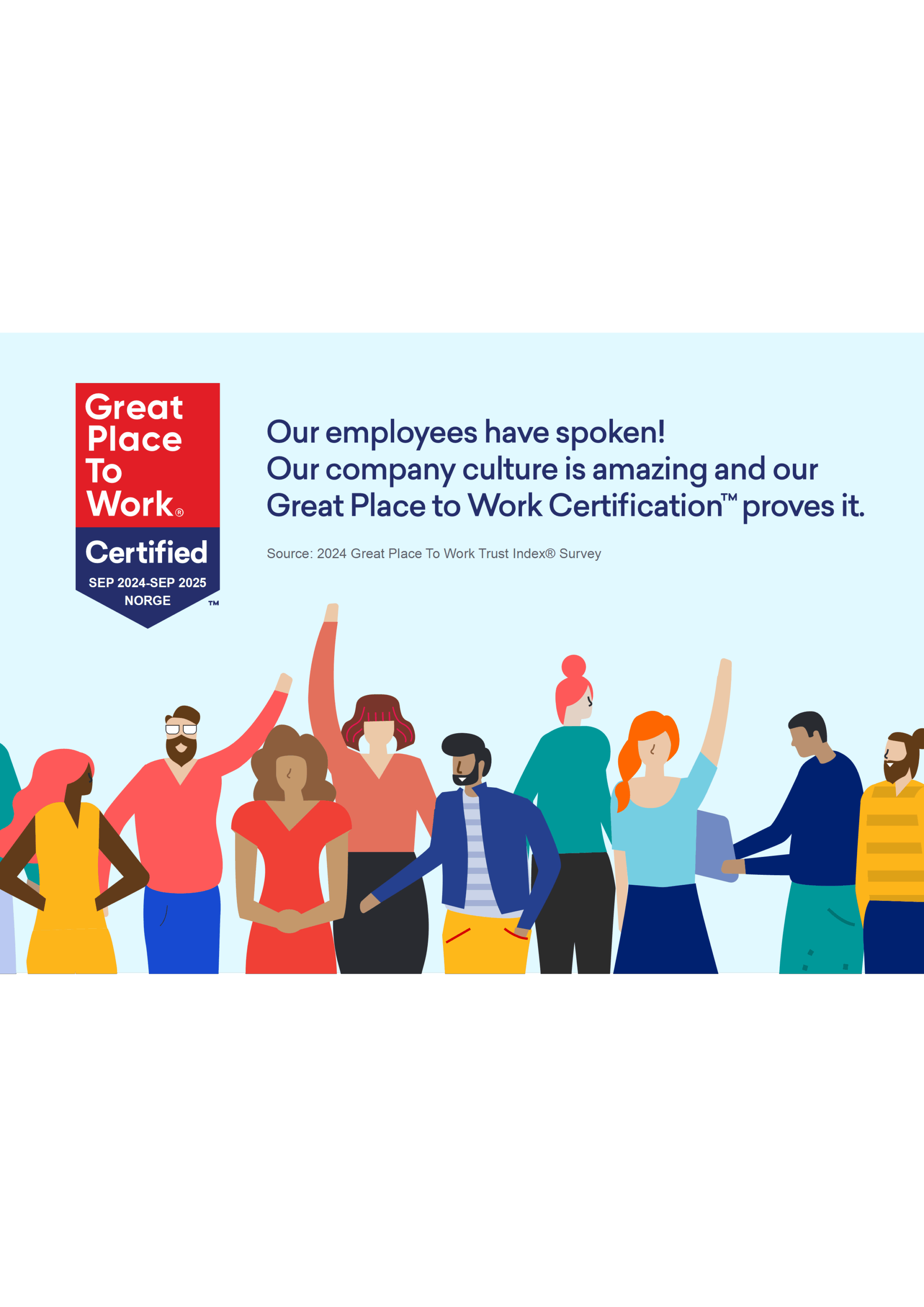 Stratema sertifisert som Great Place To Work for tredje år på rad